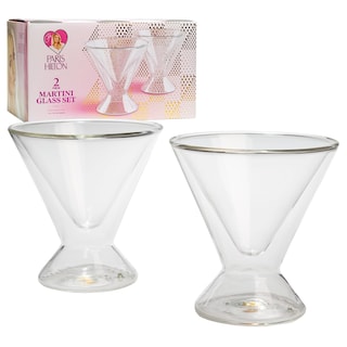 Foto 1 | Juego De Vasos Martini Paris Hilton Double Wall, 207 Ml, 2 Piezas - Venta Internacional.