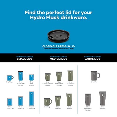 Foto 6 pulgar | Venta Internacional - Tapas Para Vasos Y Tazas De Café Hydro Flask, Prensadas A Presión, Varios