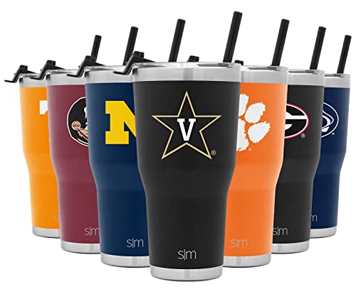 Venta Internacional - Tumbler Simple Modern Con Licencia Oficial De Vanderbilt Co $1,069
