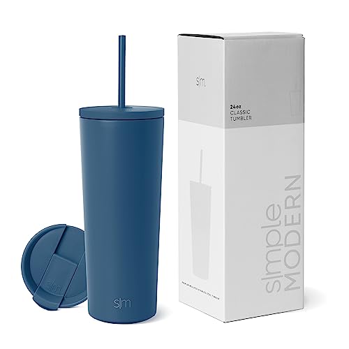 Venta Internacional - Vaso Aislante Simple Modern con Tapa y Pajita 500 ml