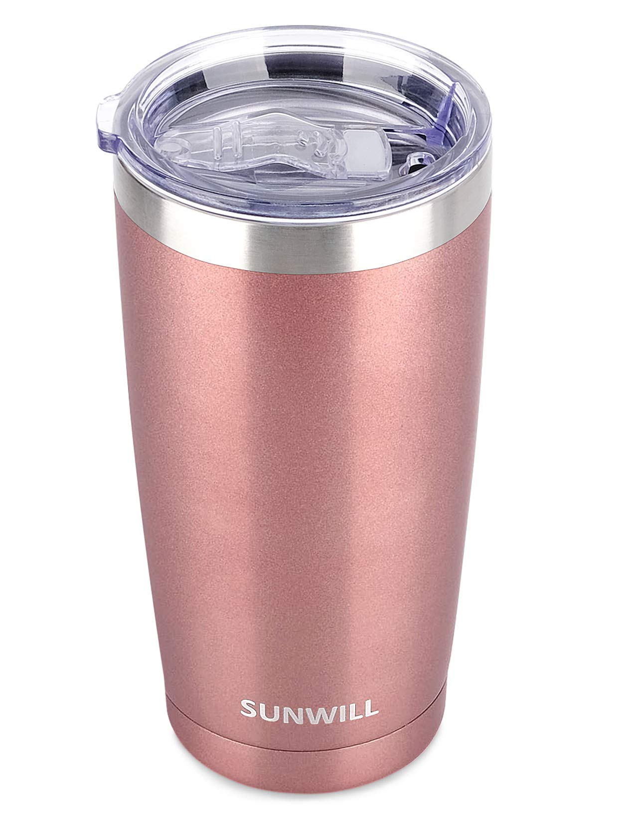 Vaso Sunwill De Acero Inoxidable De 600 Ml Con Aislamiento Al Vacío, Color Rosa  - Venta Internacional.