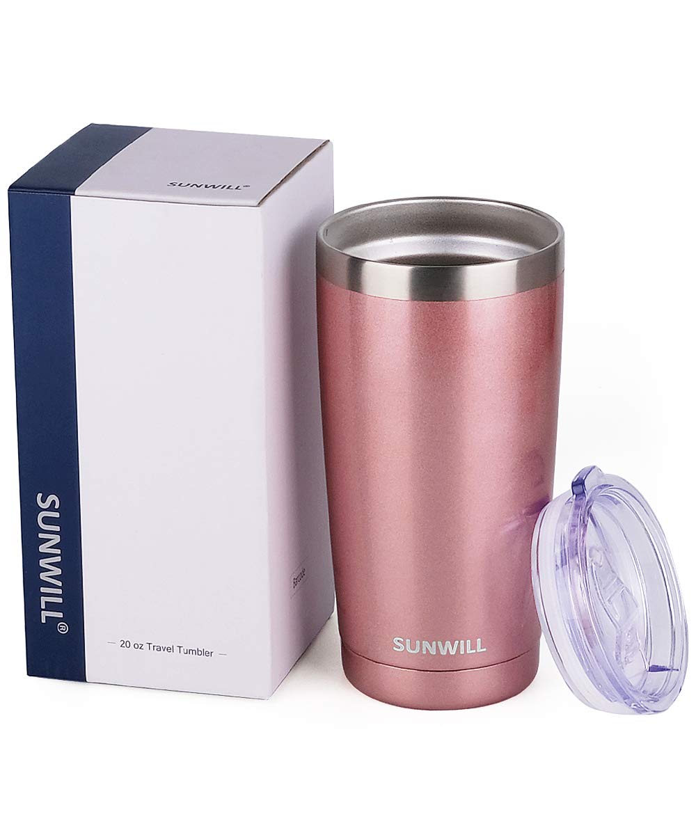 Foto 4 | Vaso Sunwill De Acero Inoxidable De 600 Ml Con Aislamiento Al Vacío, Color Rosa  - Venta Internacional.