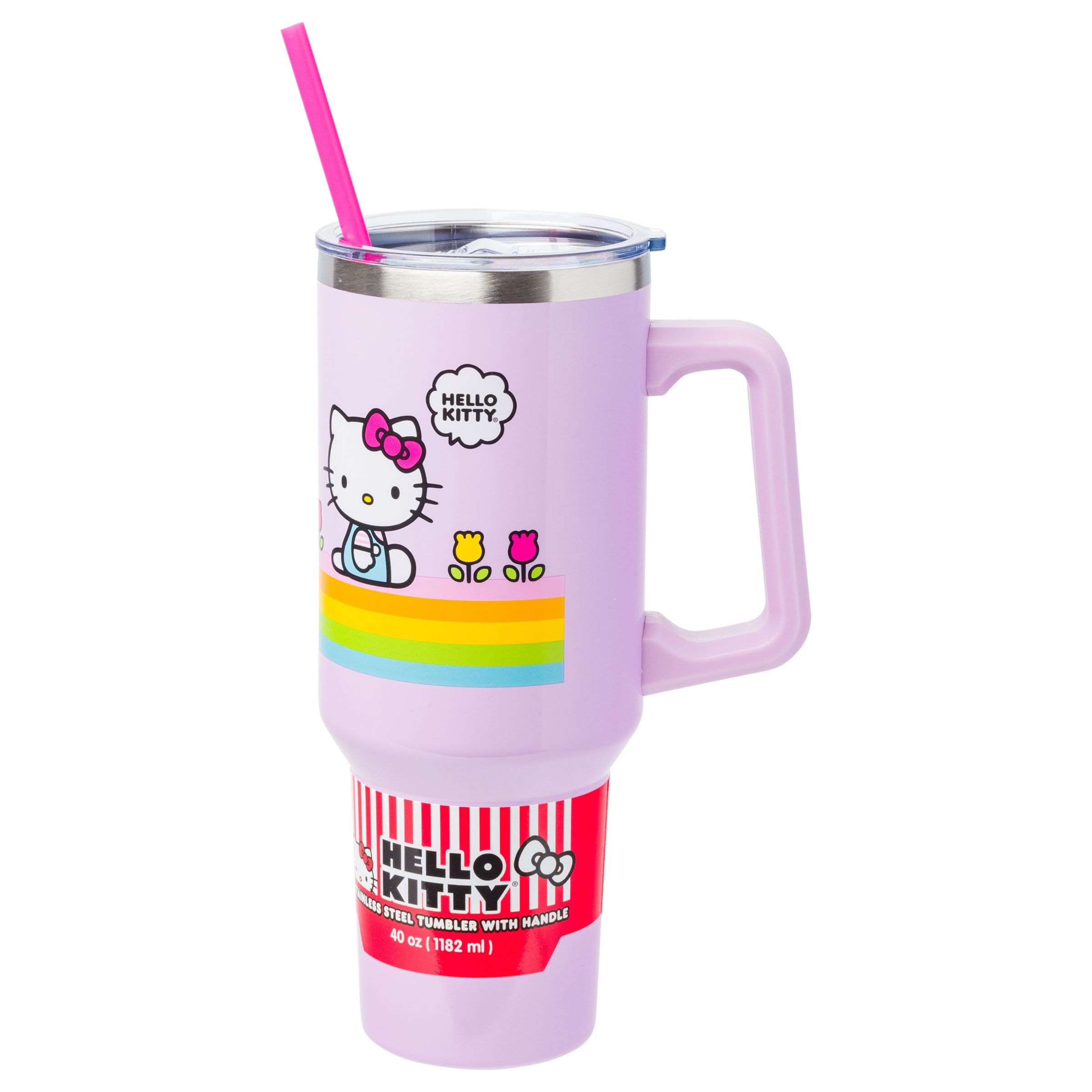 Vaso Plateado Buffalo Sanrio Hello Kitty de Acero Inoxidable 1.2 L - Venta Internacional