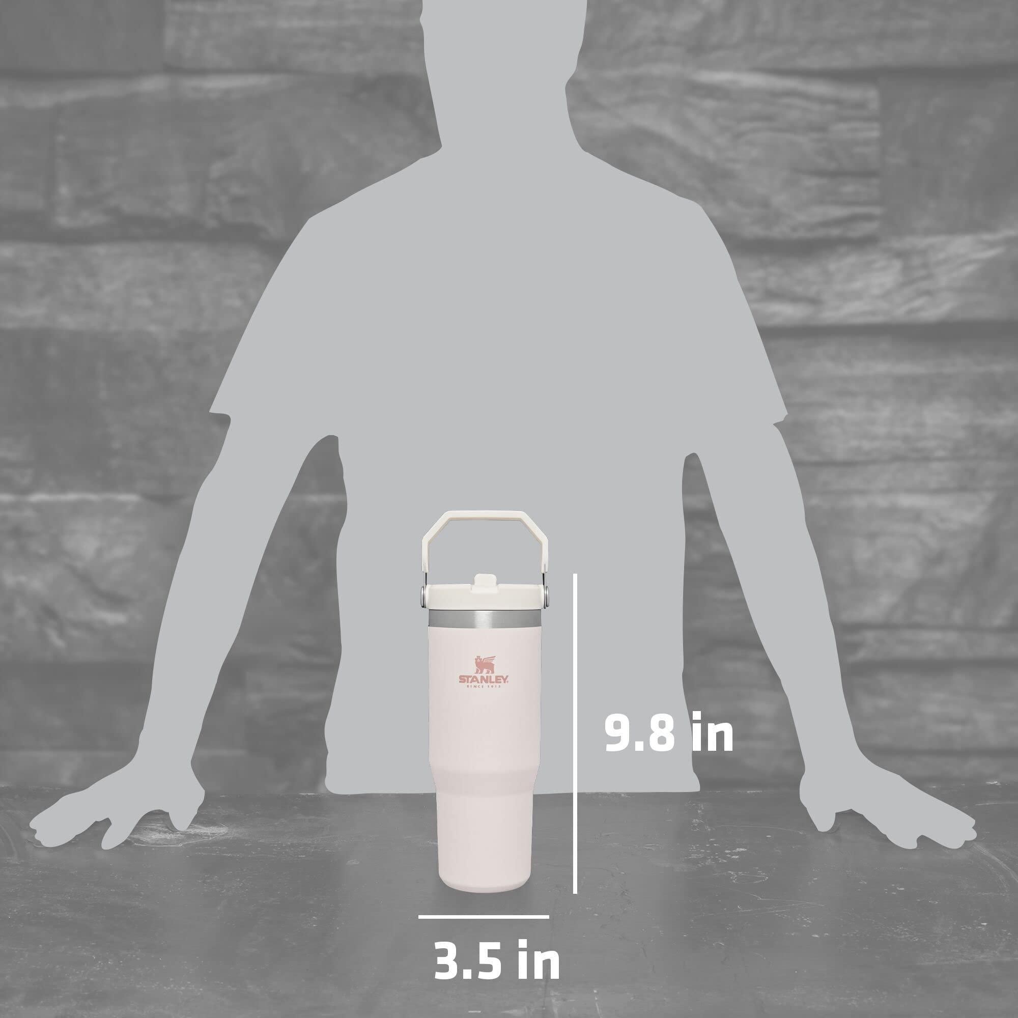Foto 6 pulgar | Botella De Agua Stanley Iceflow De Acero Inoxidable De 900 Ml, Color Rosa - Venta Internacional.