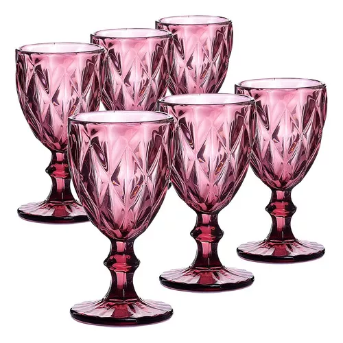 Foto 1 | Juego De 6 Copas De Cristal 340 Ml