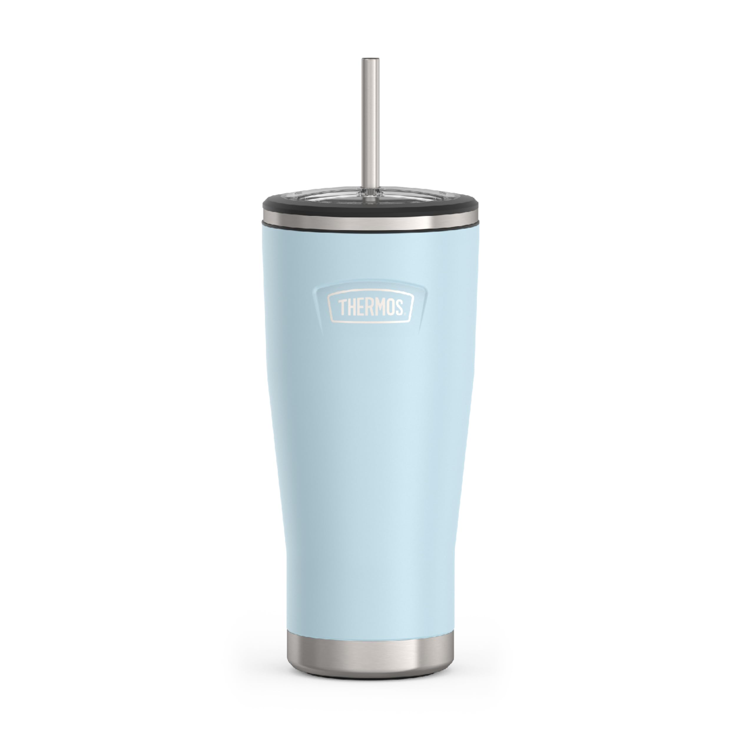 Vaso Thermos Icon Series De Acero Inoxidable 710 Ml Con Pajita - Venta Internacional.