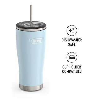 Foto 3 | Vaso Thermos Icon Series De Acero Inoxidable 710 Ml Con Pajita - Venta Internacional.