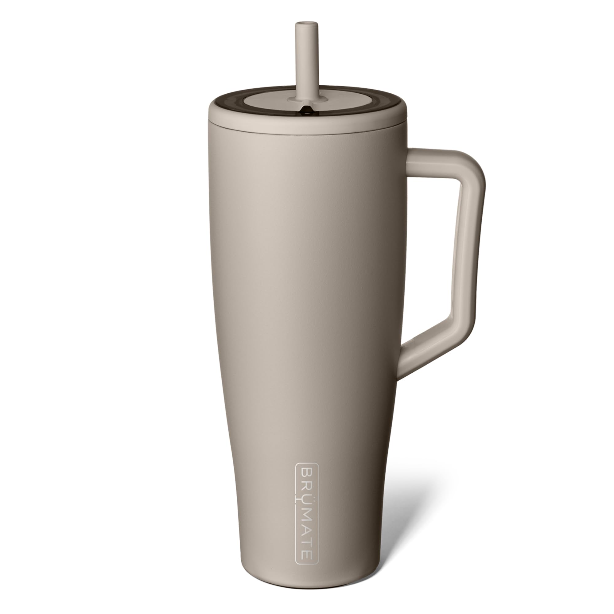 Vaso Brümate Era 1183 Ml Con Mango, Pajita Y Tapa De Acero Inoxidable - Venta Internacional.