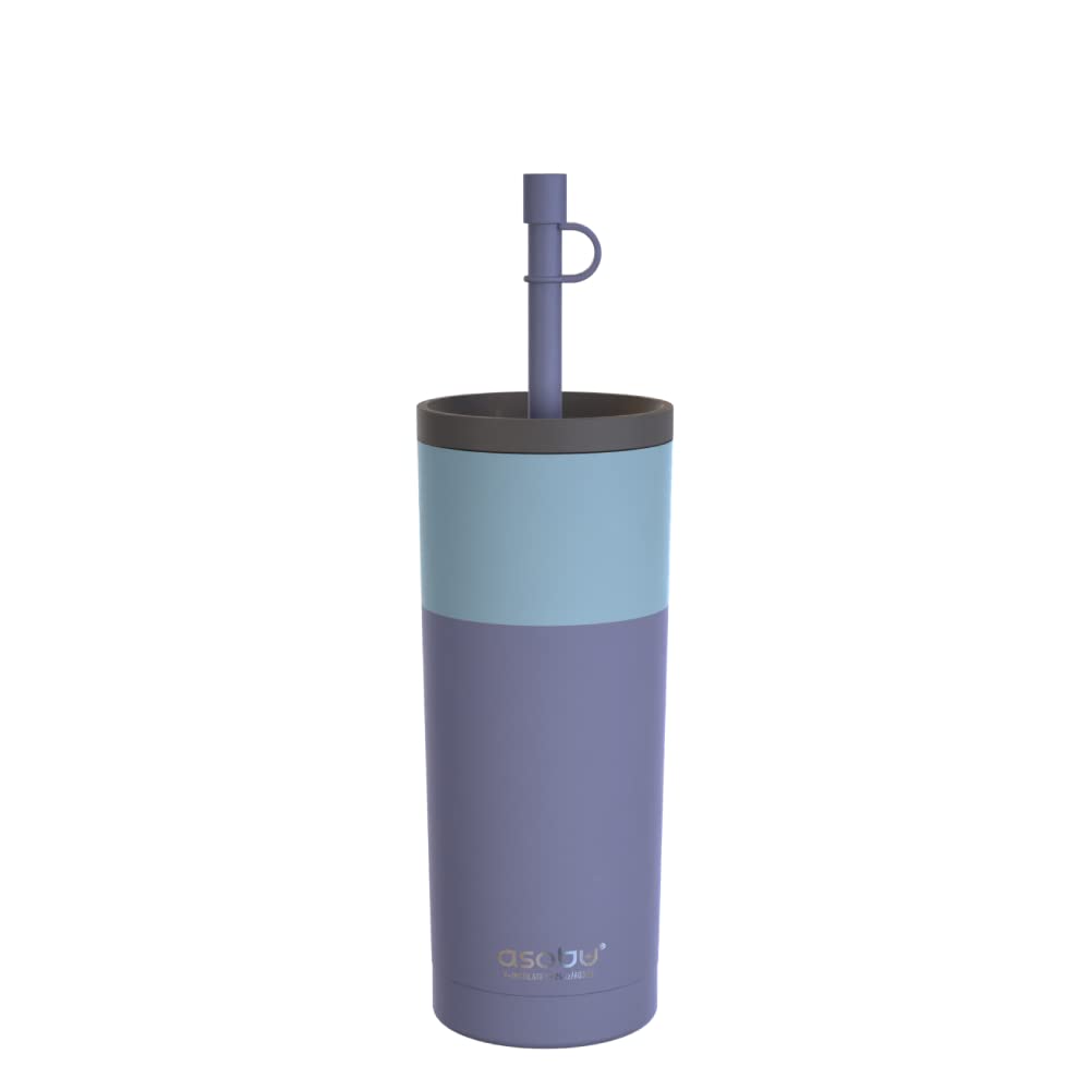 Foto 1 | Vaso Asobu Sippy De Acero Inoxidable De Doble Pared, 600 Ml, Color Morado - Venta Internacional.