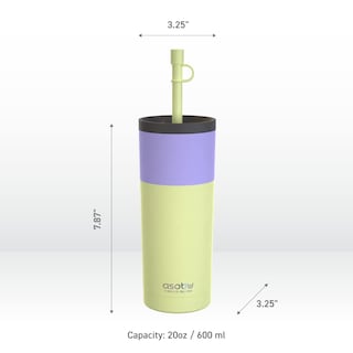 Foto 6 | Vaso Asobu Sippy De Acero Inoxidable De Doble Pared, 600 Ml, Amarillo - Venta Internacional.