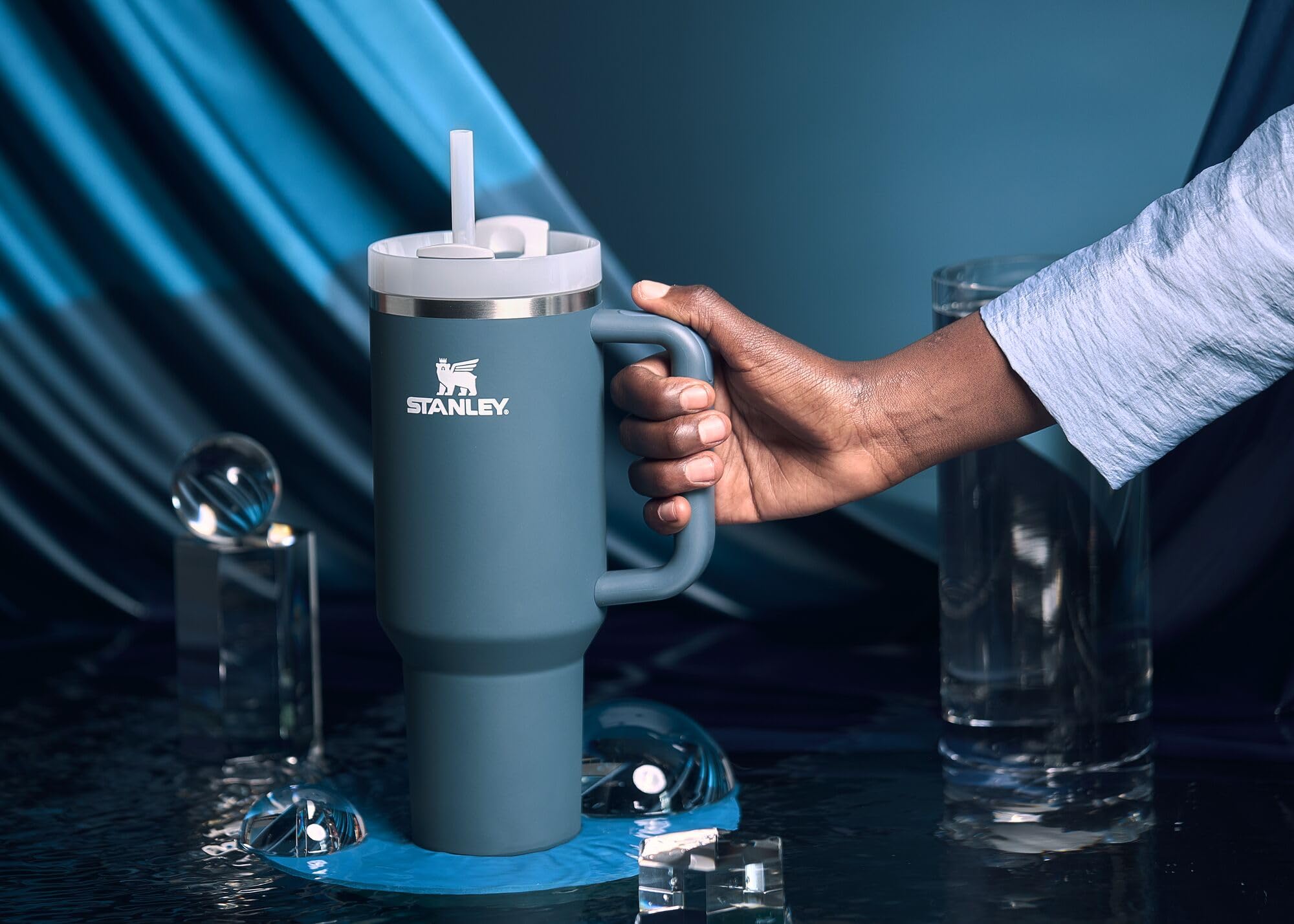 Foto 4 pulgar | Stanley The Quencher H2.0 Flowstate™ Vaso | Mar Tormentoso  - Venta Internacional.