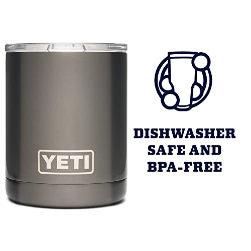 Foto 4 pulgar | Vaso Yeti Rambler Lowball, 300 Ml, Con Aislamiento Al Vacío, Grafito - Venta Internacional.