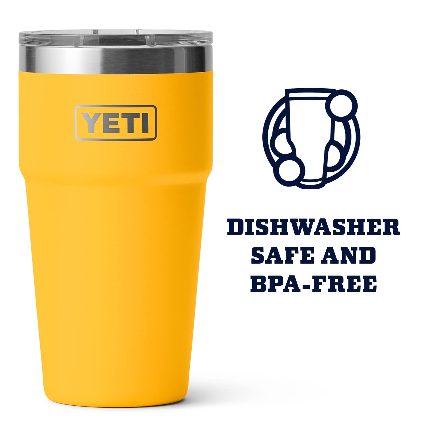 Foto 4 pulgar | Pinta Apilable Yeti Rambler De 473 Ml Con Aislamiento Al Vacío - Venta Internacional.