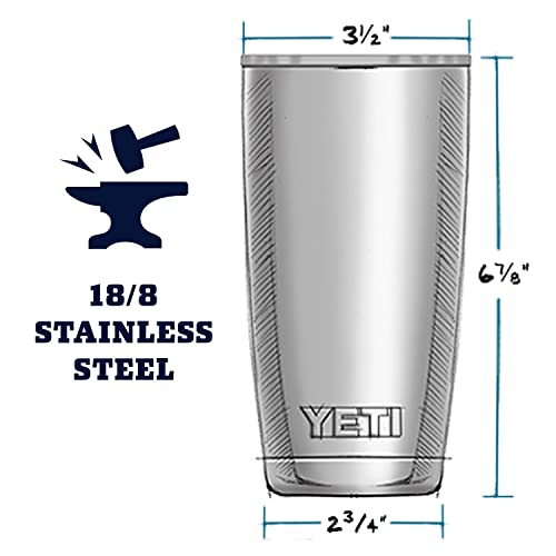 Foto 3 pulgar | Vaso Yeti Rambler De Acero Inoxidable Con Aislamiento Al Vacío De 590 Ml - Venta Internacional.