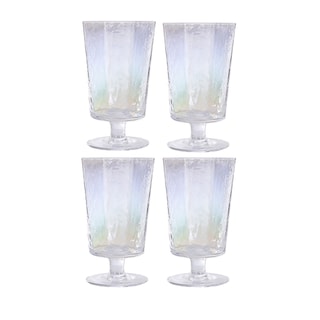 Foto 2 | Set De Copas De Vidrio Crown Baccara Carpal Clear 4 Piezas De 365 Ml