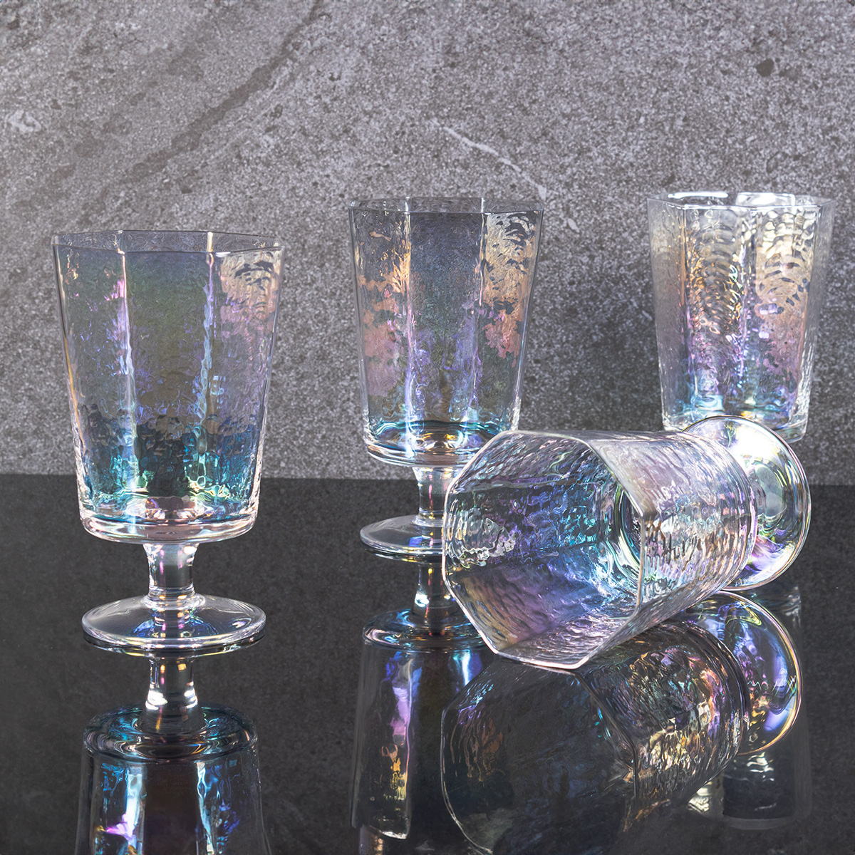 Foto 5 | Set De Copas De Vidrio Crown Baccara Carpal Clear 4 Piezas De 365 Ml
