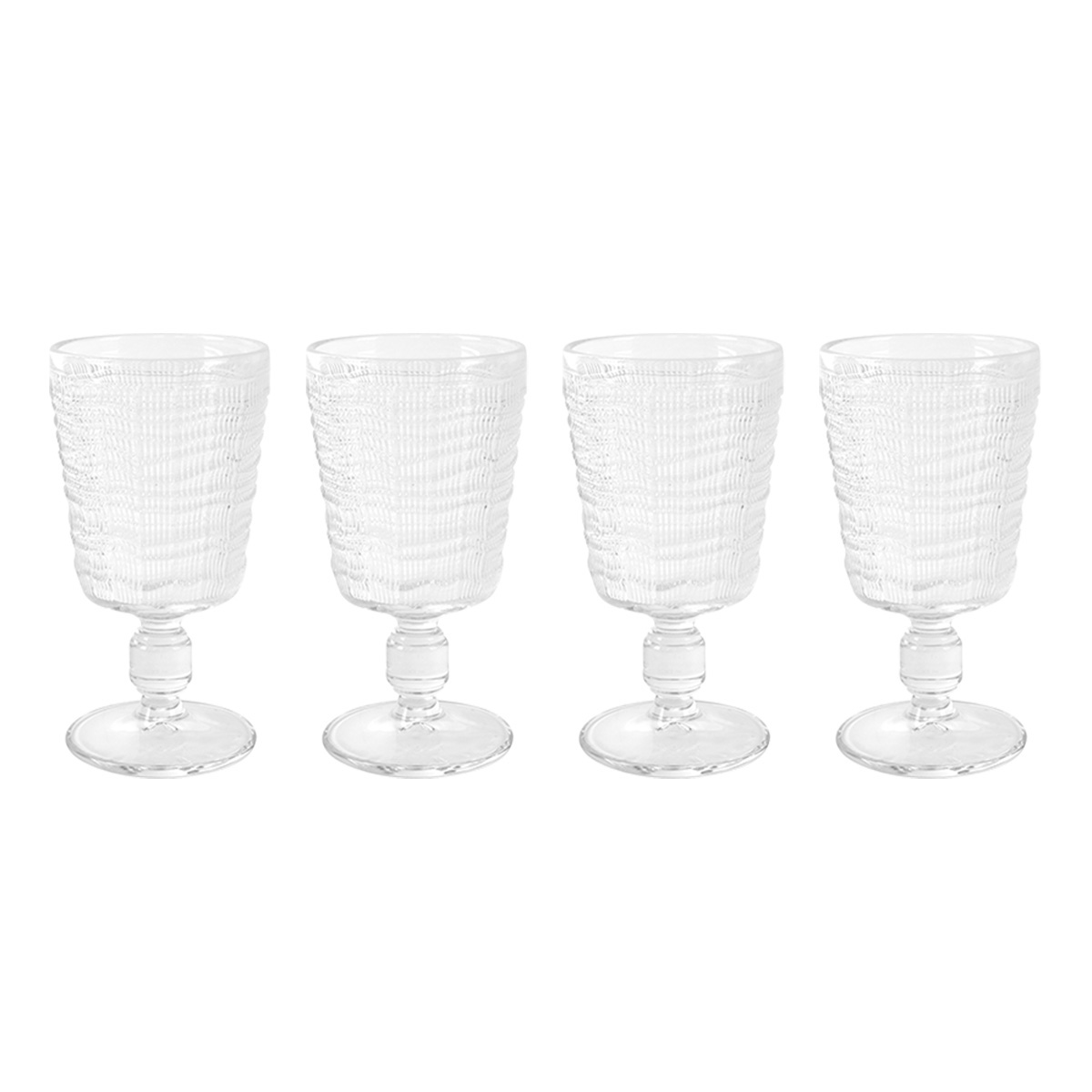 Set De Copas De Vidrio Crown Baccara Colibri Copa 4 Piezas De 290 Ml