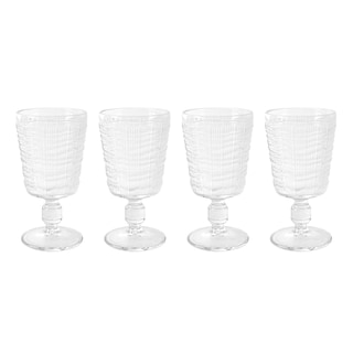 Foto 1 | Set De Copas De Vidrio Crown Baccara Colibri Copa 4 Piezas De 290 Ml