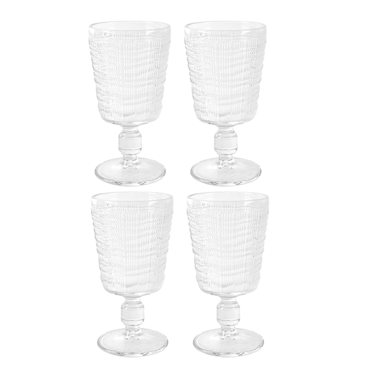 Foto 2 | Set De Copas De Vidrio Crown Baccara Colibri Copa 4 Piezas De 290 Ml