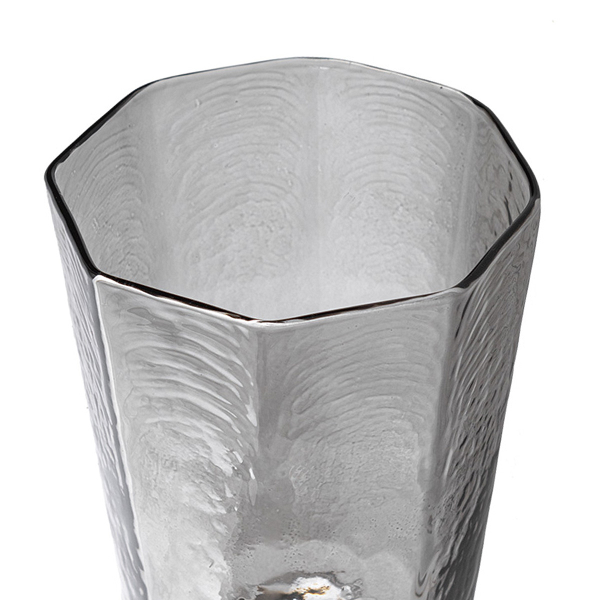 Foto 4 | Set De Copas De Vidrio Crown Baccara Carpal Gris 4 Piezas De 365 Ml