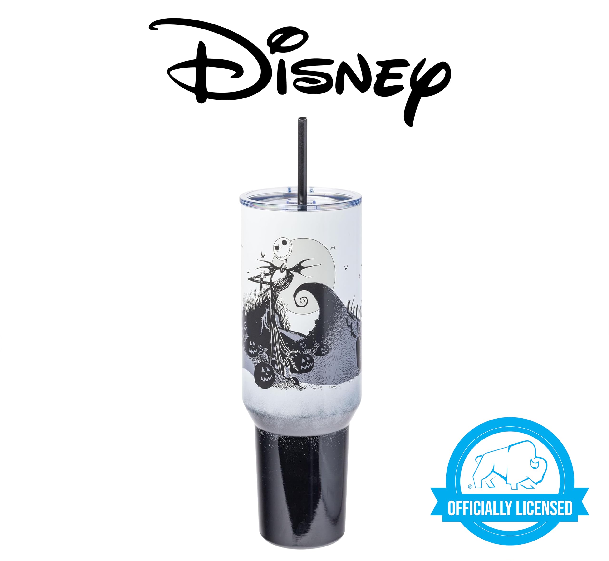 Foto 6 pulgar | Vaso Plateado Buffalo Disney Nightmare Before Christmas 1.2 L - Venta Internacional.