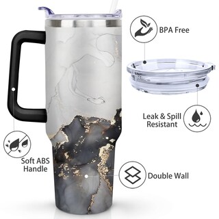 Foto 3 | Vaso De Acero Inoxidable Para Películas De Dibujos Animados, 1,2 L, Con Asa Y Pajita - Venta Internacional.