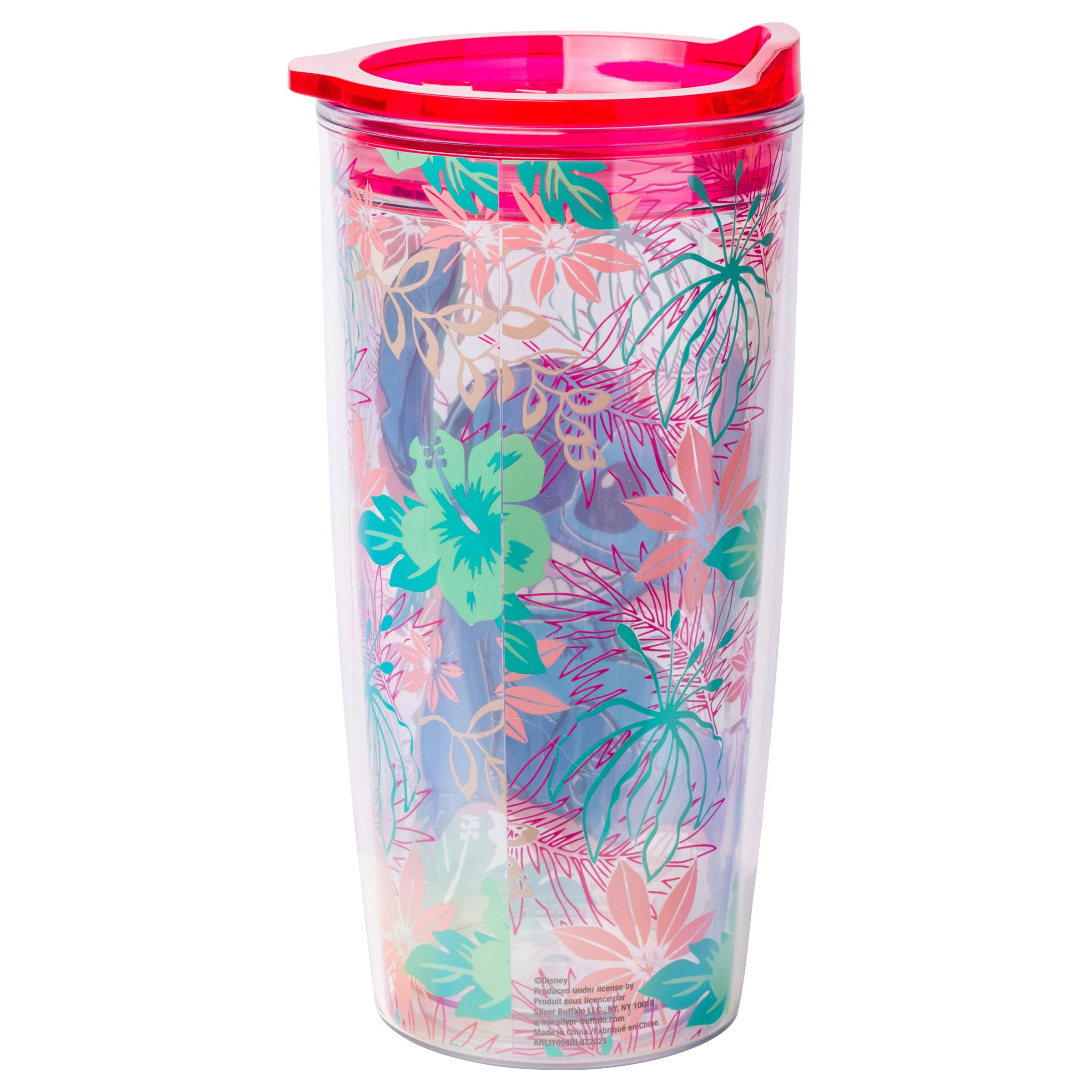 Foto 2 | Vaso De Viaje Silver Buffalo Lilo And Stitch, 600 Ml - Venta Internacional.
