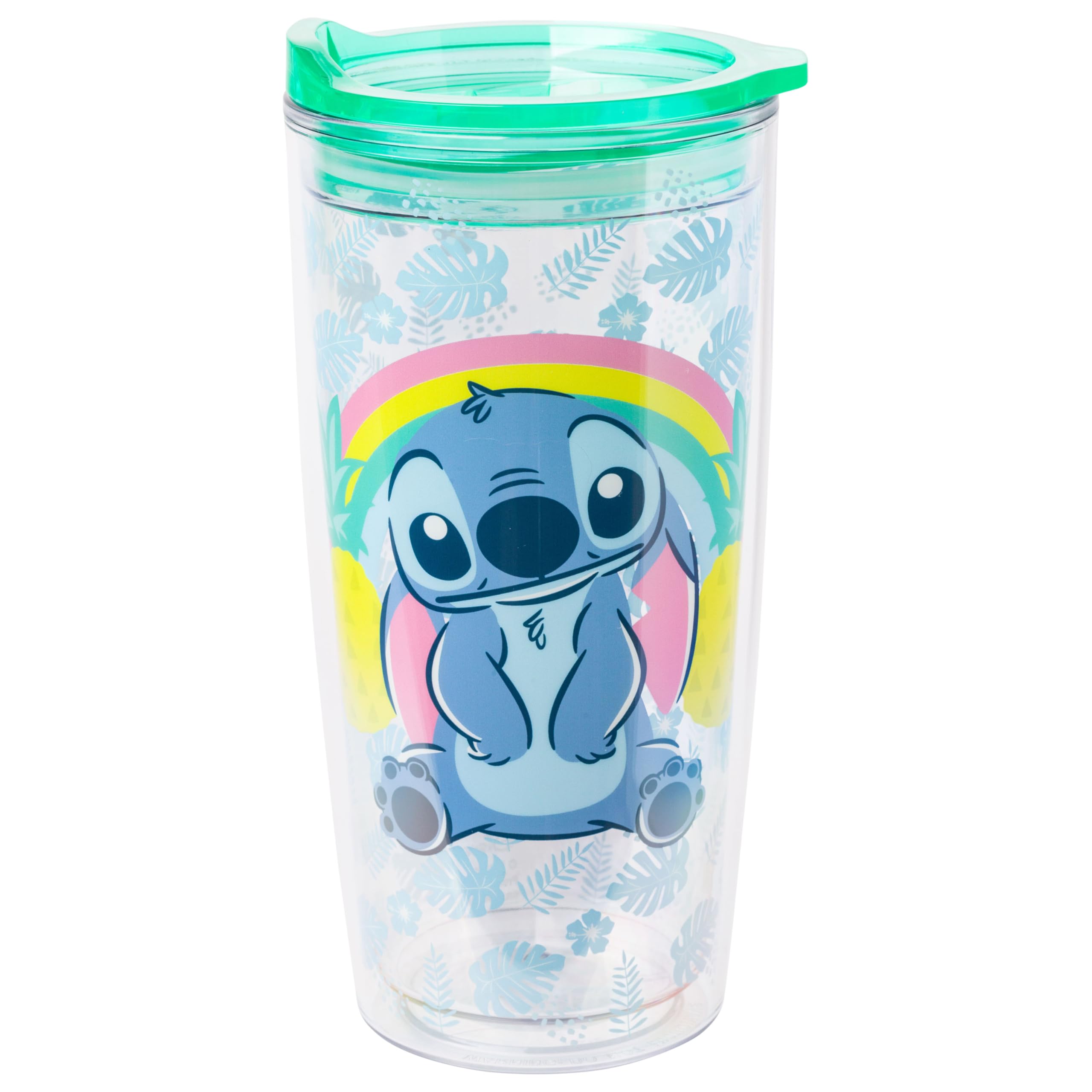 Foto 2 pulgar | Vaso De Viaje Plateado Buffalo Disney Lilo And Stitch, 600 Ml - Venta Internacional.