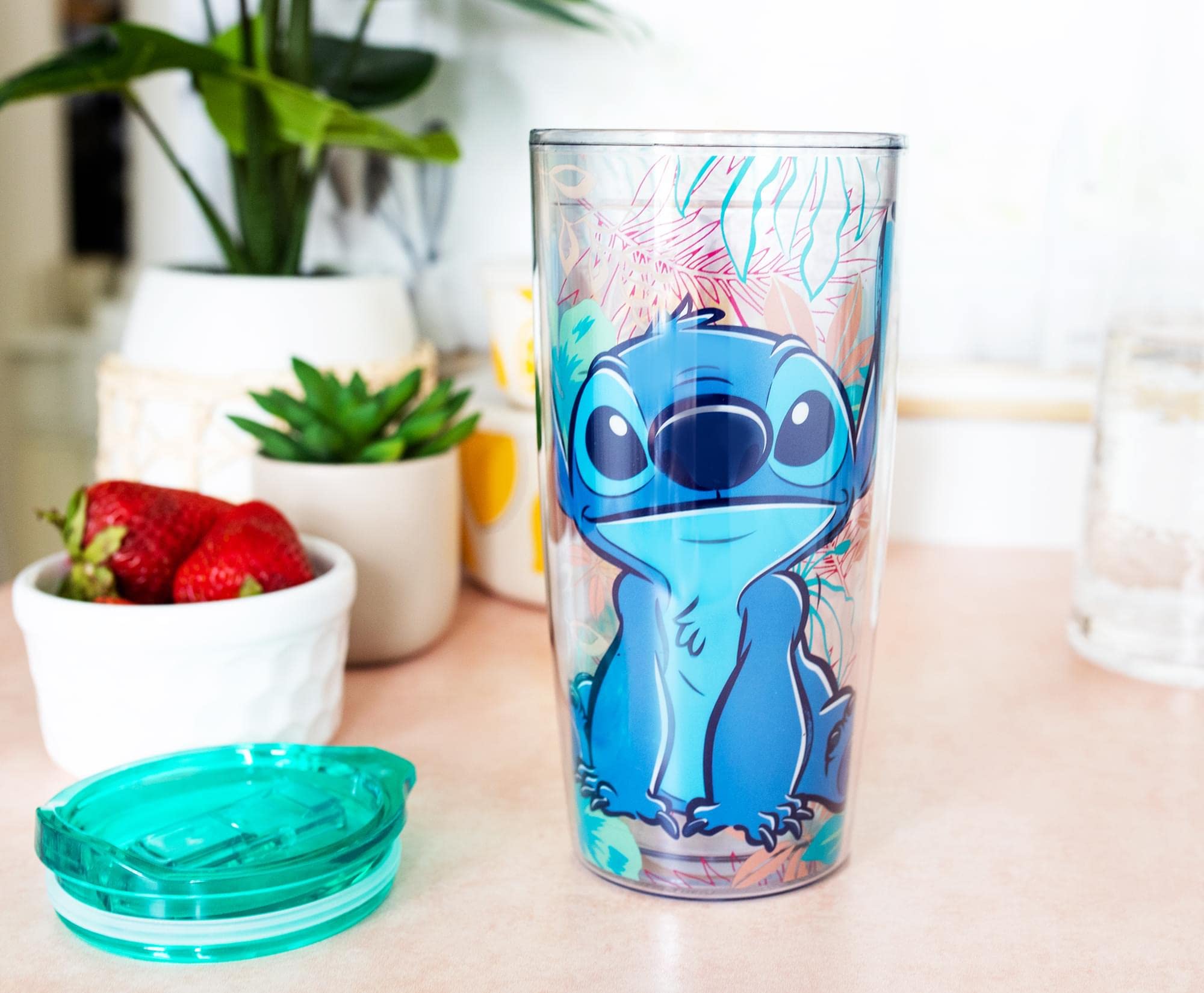 Foto 5 | Vaso De Viaje Plateado Buffalo Pixar Lilo And Stitch 590 Ml - Venta Internacional.