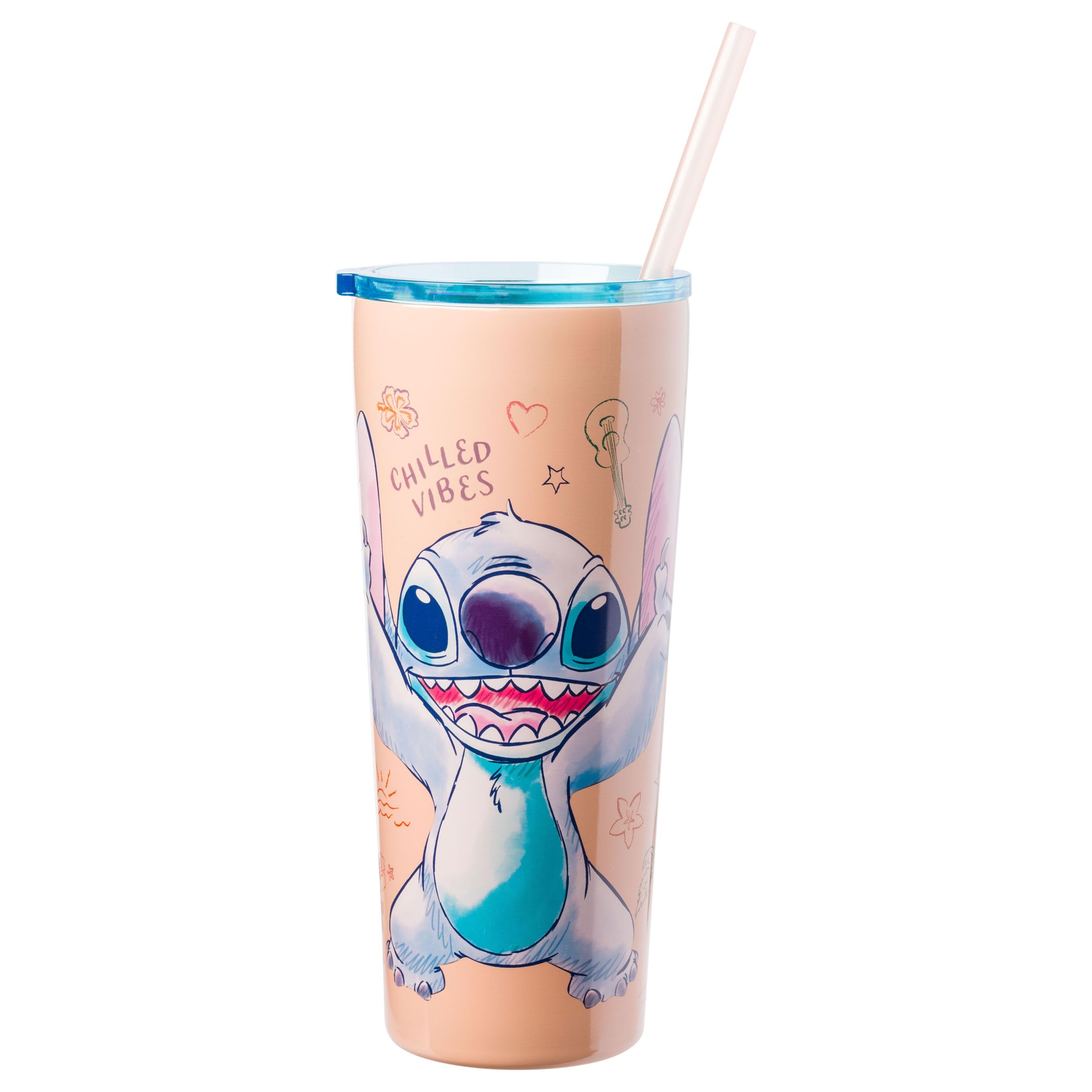 Foto 2 pulgar | Vaso Plateado Buffalo Disney Lilo And Stitch, 650 Ml, Refrigerado  - Venta Internacional.