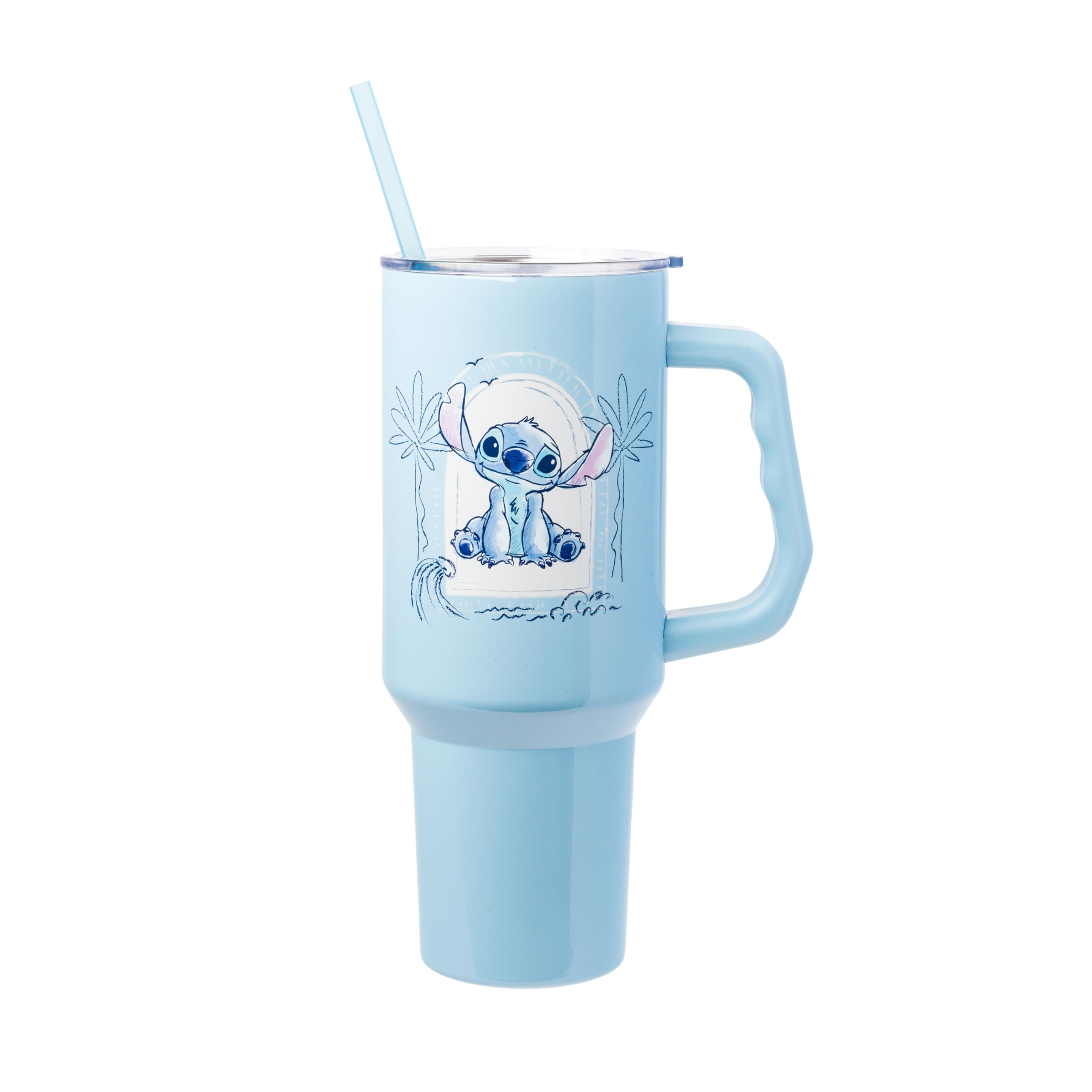 Foto 2 pulgar | Vaso Plateado Buffalo Disney Lilo And Stitch 1.2 L - Venta Internacional.