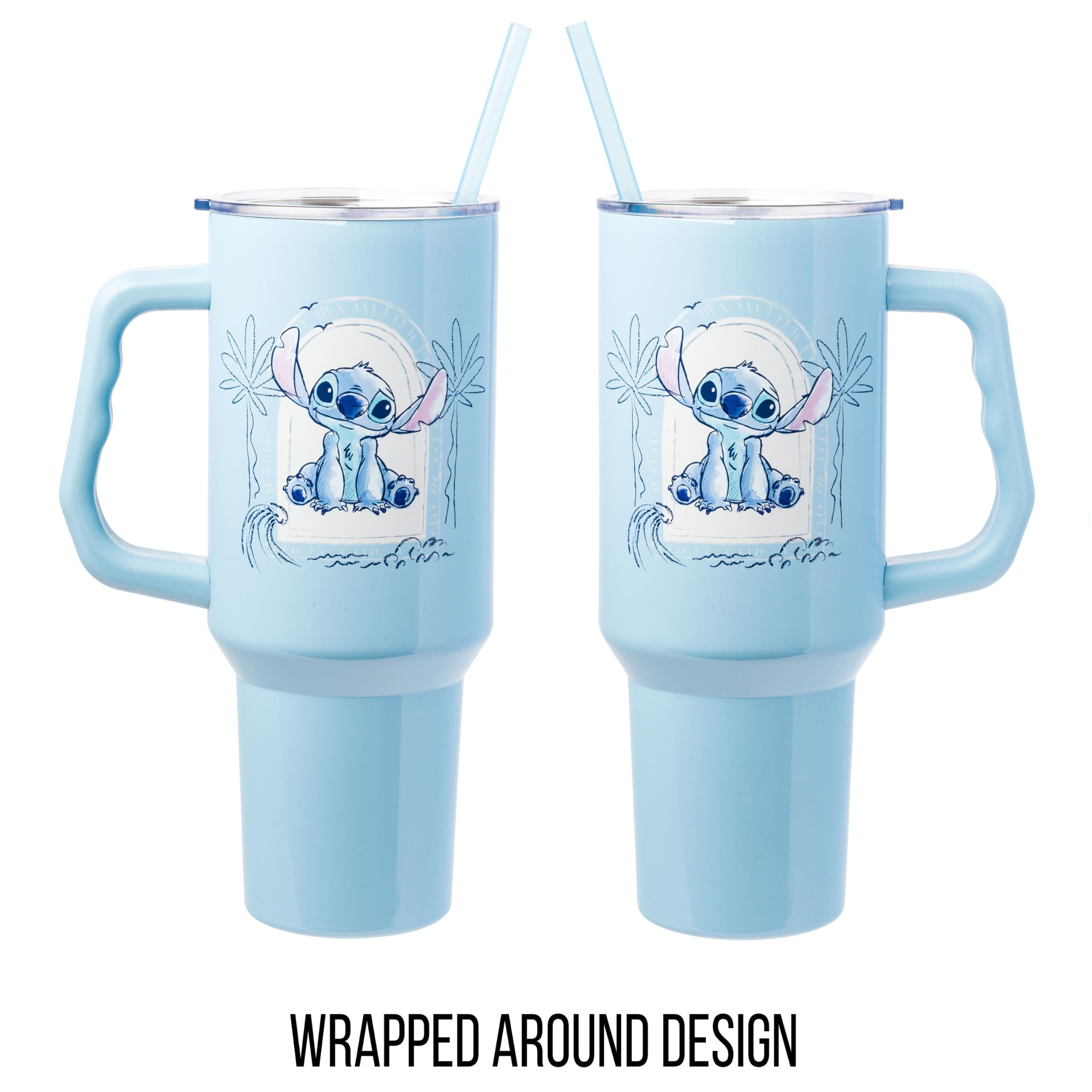 Foto 3 pulgar | Vaso Plateado Buffalo Disney Lilo And Stitch 1.2 L - Venta Internacional.