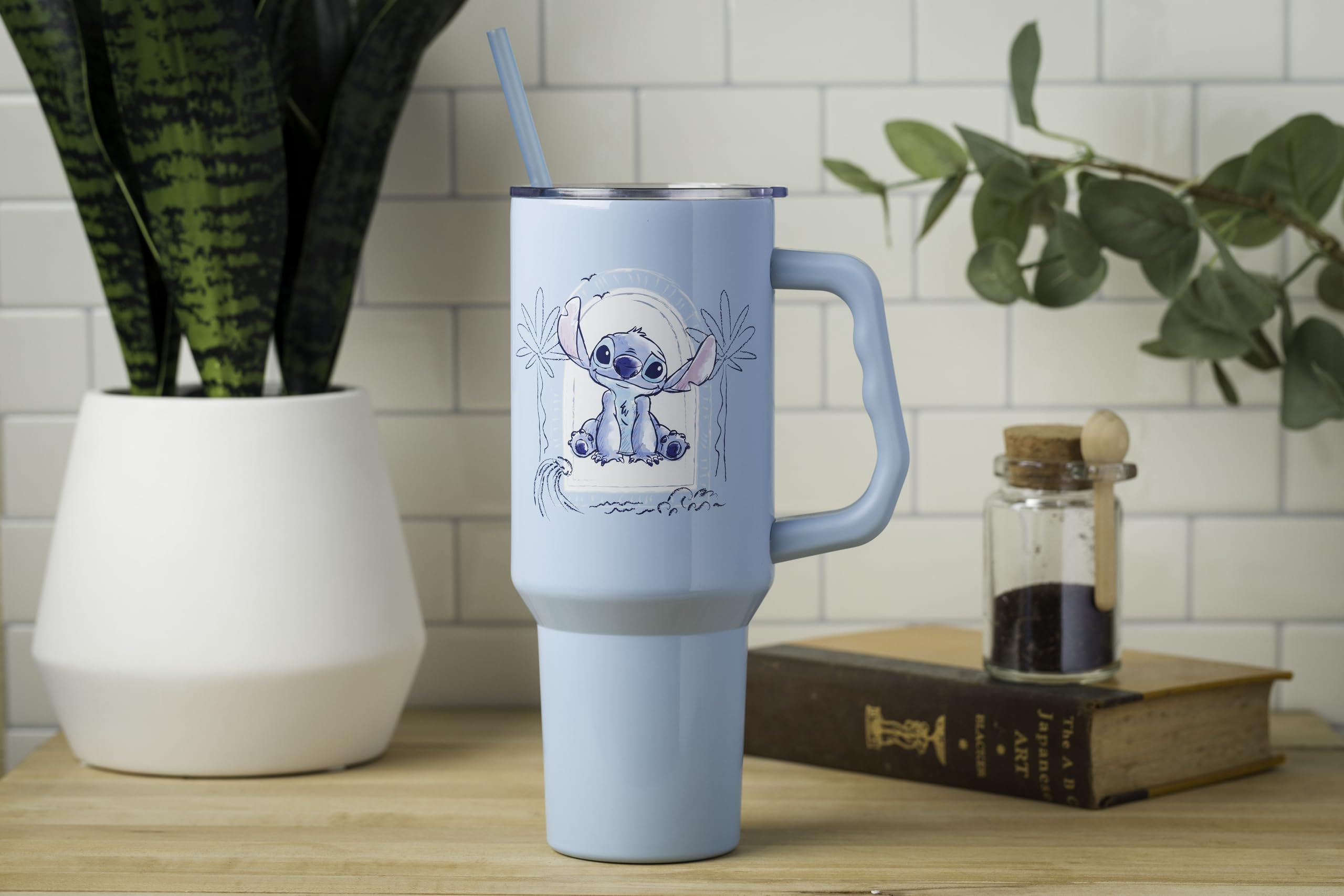 Foto 4 pulgar | Vaso Plateado Buffalo Disney Lilo And Stitch 1.2 L - Venta Internacional.