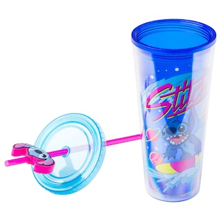 Foto 7 | Copa Cold Cup Silver Buffalo Lilo And Stitch Cosmic Surfer 700 Ml - Venta Internacional.