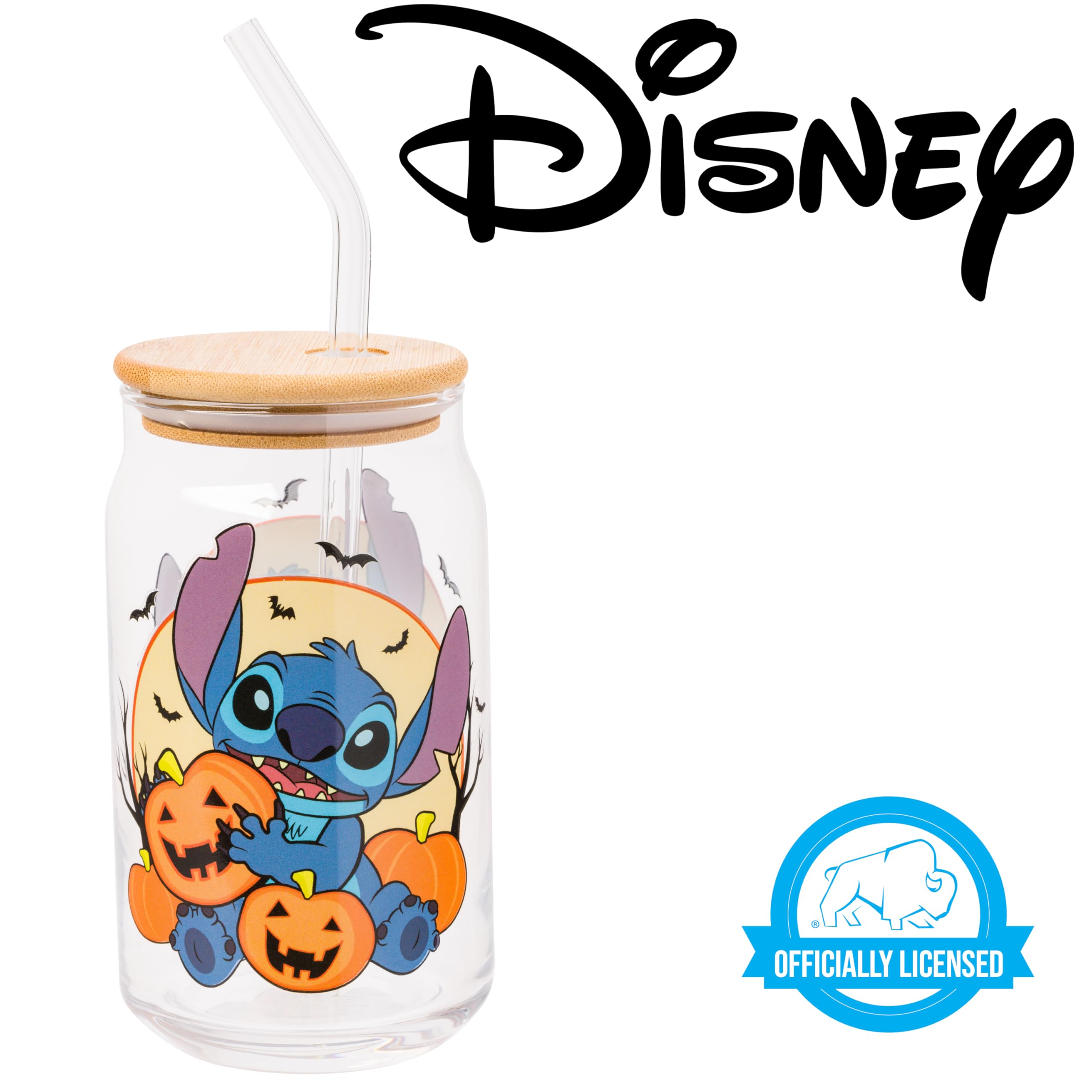 Foto 5 pulgar | Vaso Plateado Buffalo Disney Lilo And Stitch, 480 Ml - Venta Internacional.