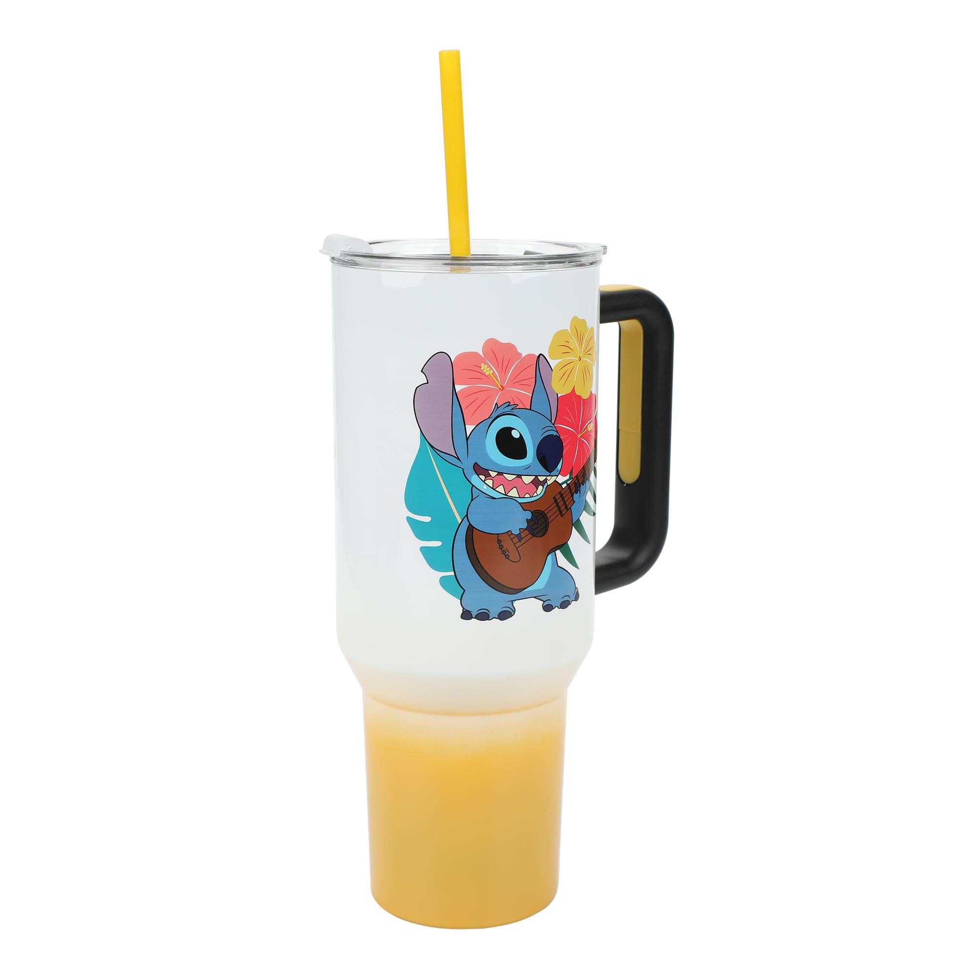 Foto 6 pulgar | Vaso De Acero Inoxidable Bioworld Disney Stitch Hawaiian 1.2 L - Venta Internacional.