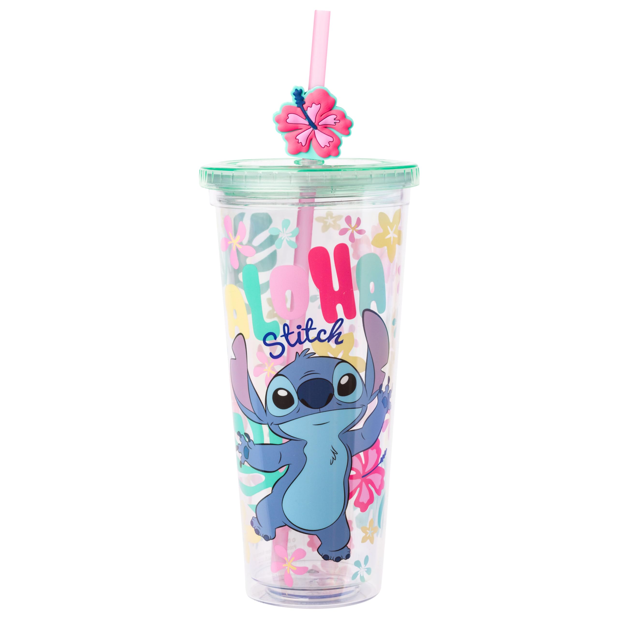 Foto 2 pulgar | Taza Fría Silver Buffalo Disney Lilo And Stitch, 700 Ml - Venta Internacional.