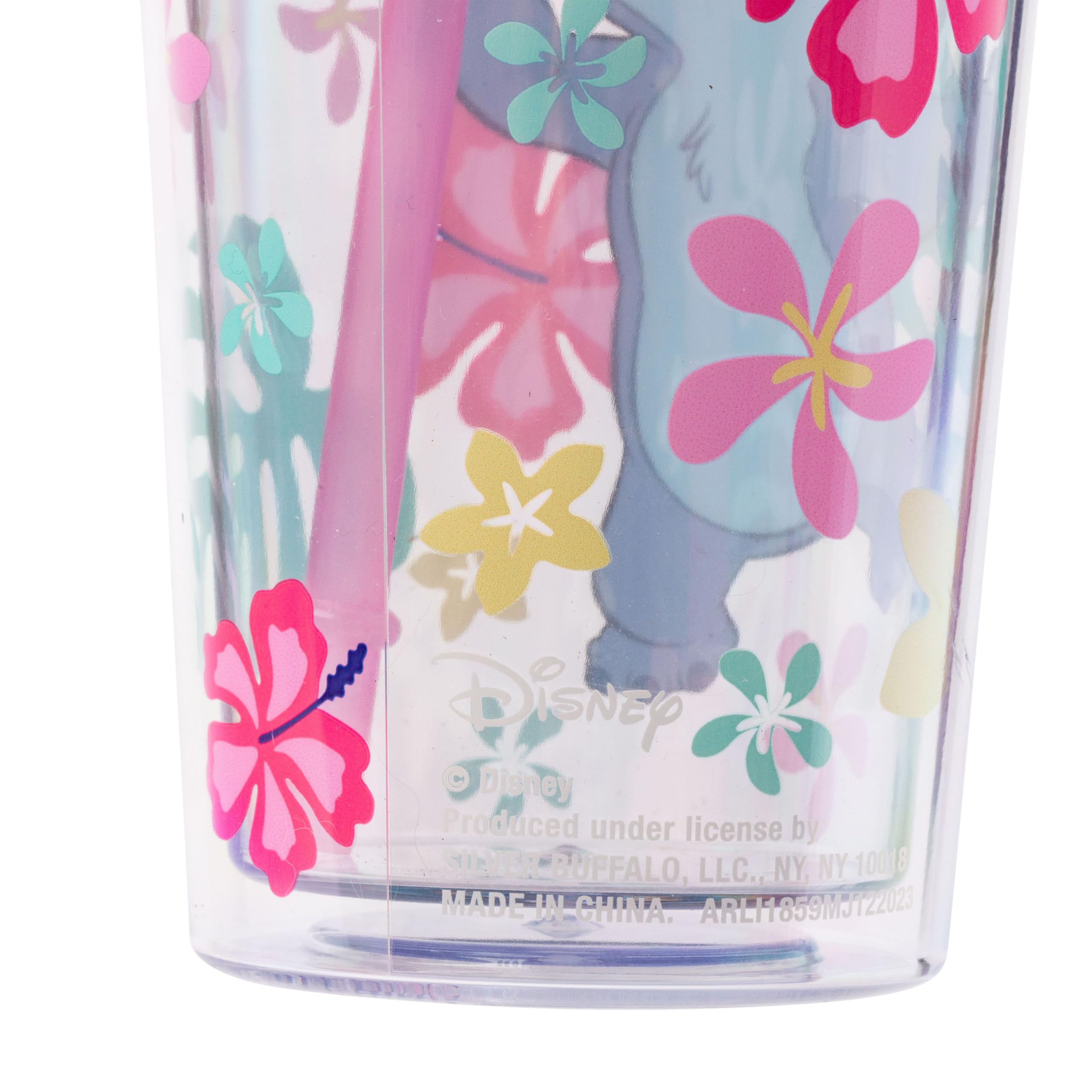 Foto 3 pulgar | Taza Fría Silver Buffalo Disney Lilo And Stitch, 700 Ml - Venta Internacional.