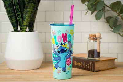 Foto 3 | Vaso Plateado Buffalo Disney Lilo And Stitch Aloha, 650 Ml - Venta Internacional.
