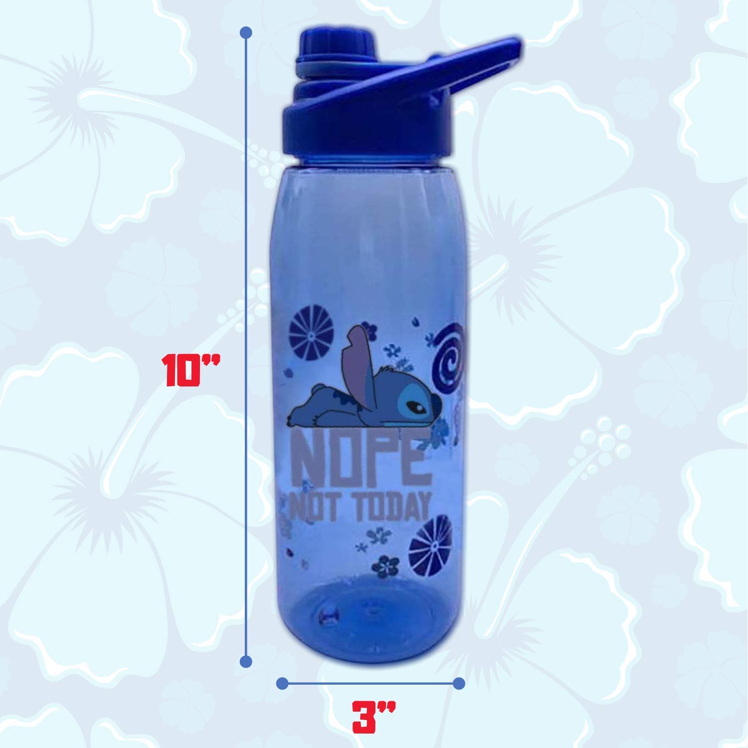 Foto 3 pulgar | Botella De Agua Silver Buffalo Disney Lilo And Stitch 800 Ml - Venta Internacional.