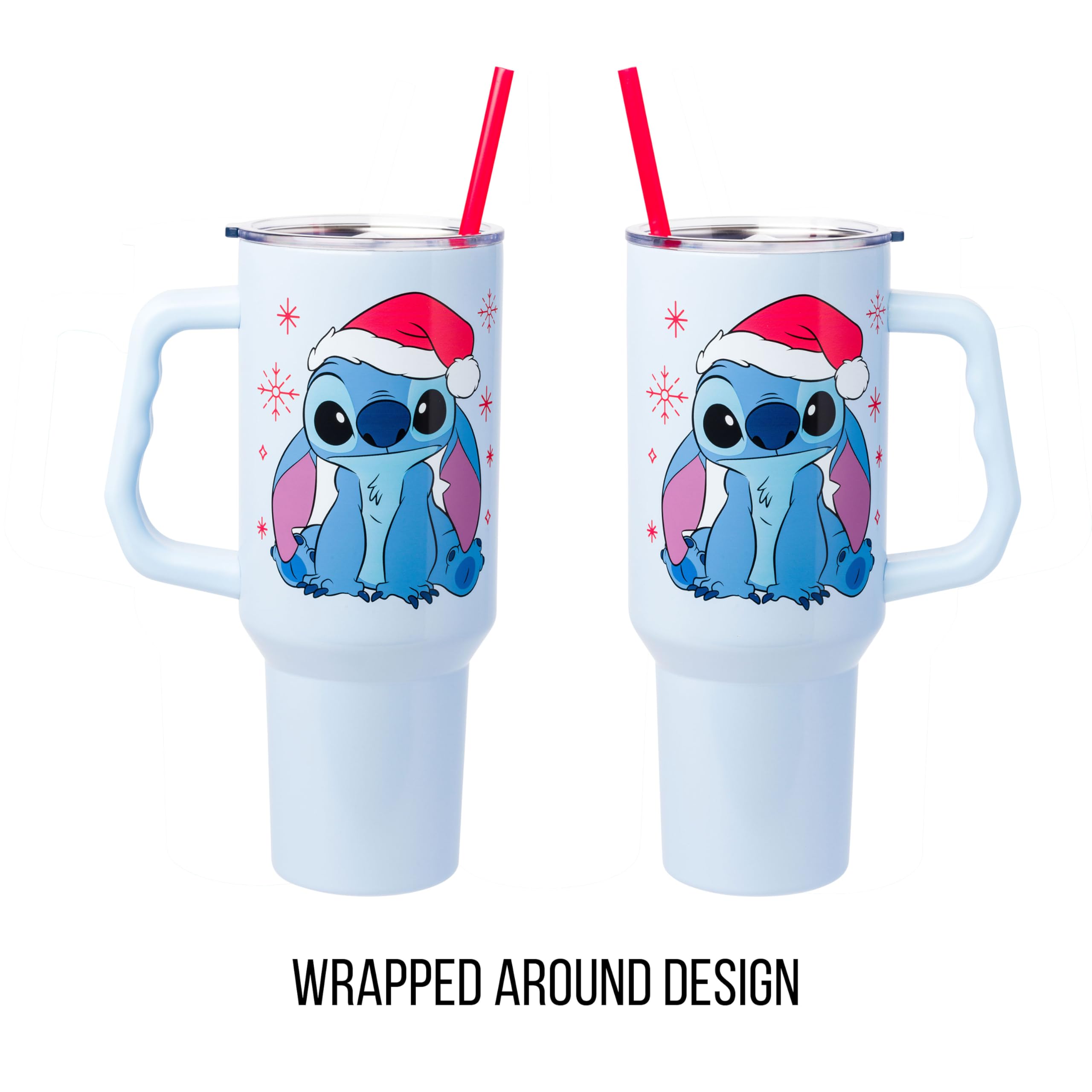 Foto 3 pulgar | Vaso Plateado Buffalo Disney Lilo And Stitch De 1,2 L Con Pajita - Venta Internacional.