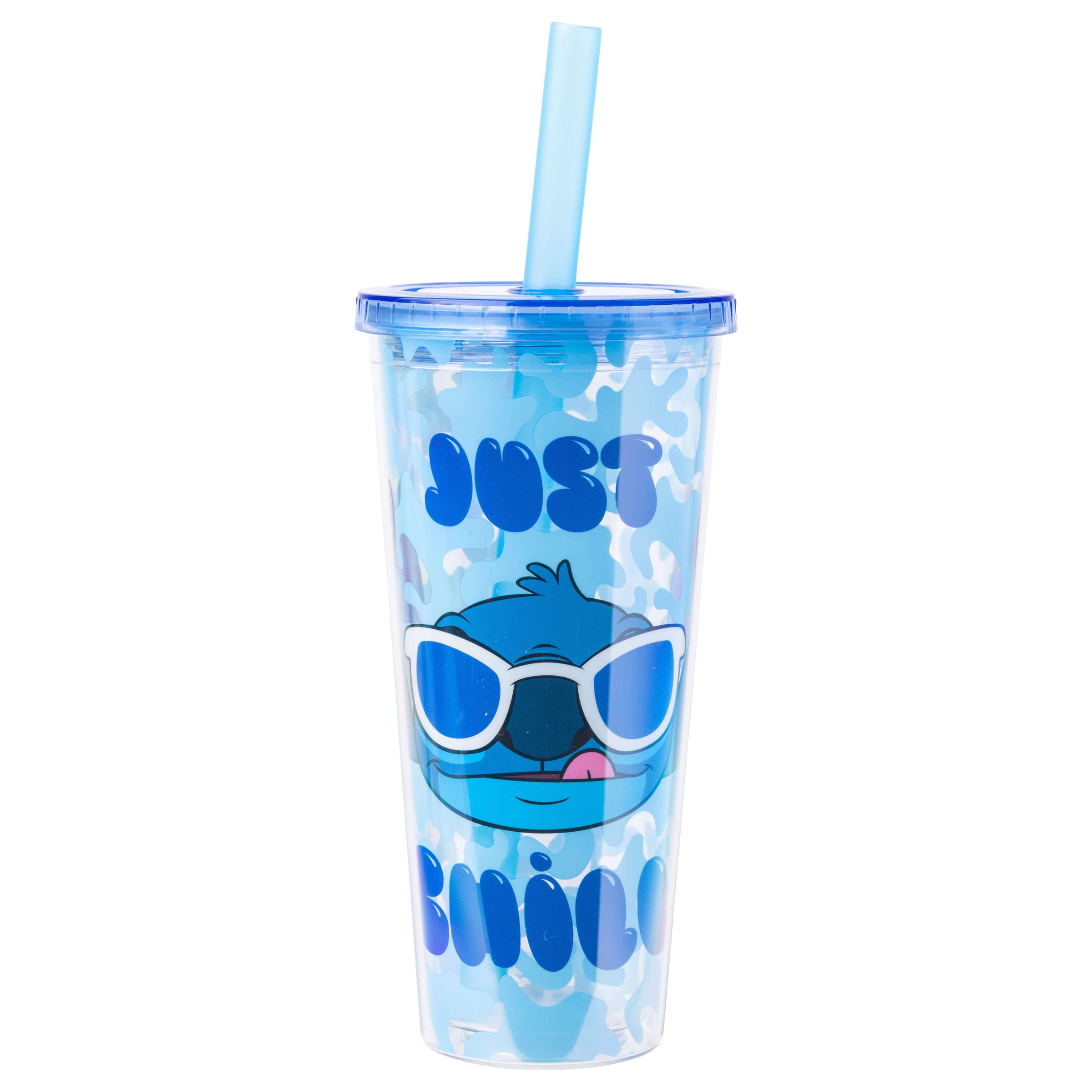 Foto 2 pulgar | Vaso Boba Silver Buffalo Disney Lilo And Stitch, 700 Ml - Venta Internacional.