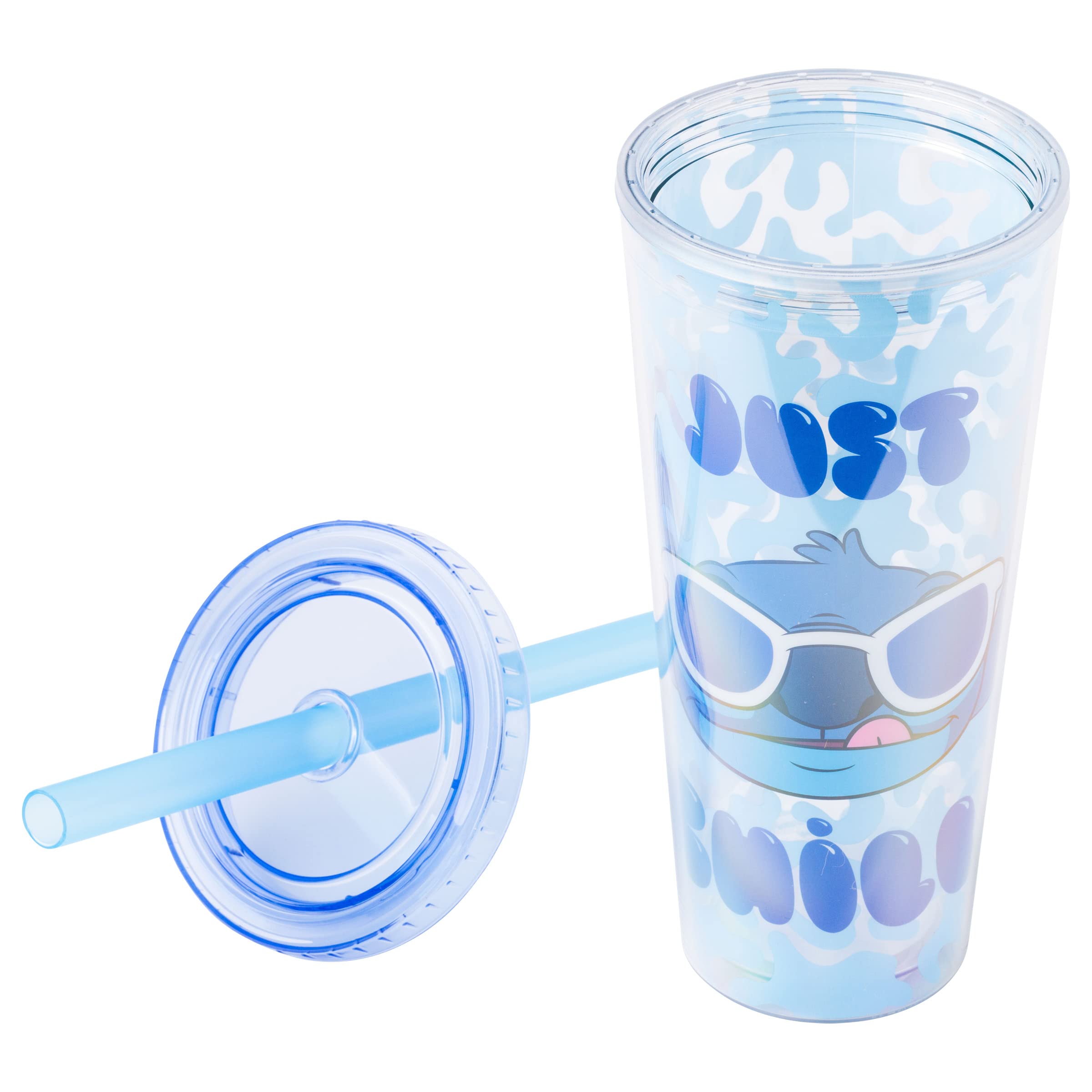 Foto 8 pulgar | Vaso Boba Silver Buffalo Disney Lilo And Stitch, 700 Ml - Venta Internacional.