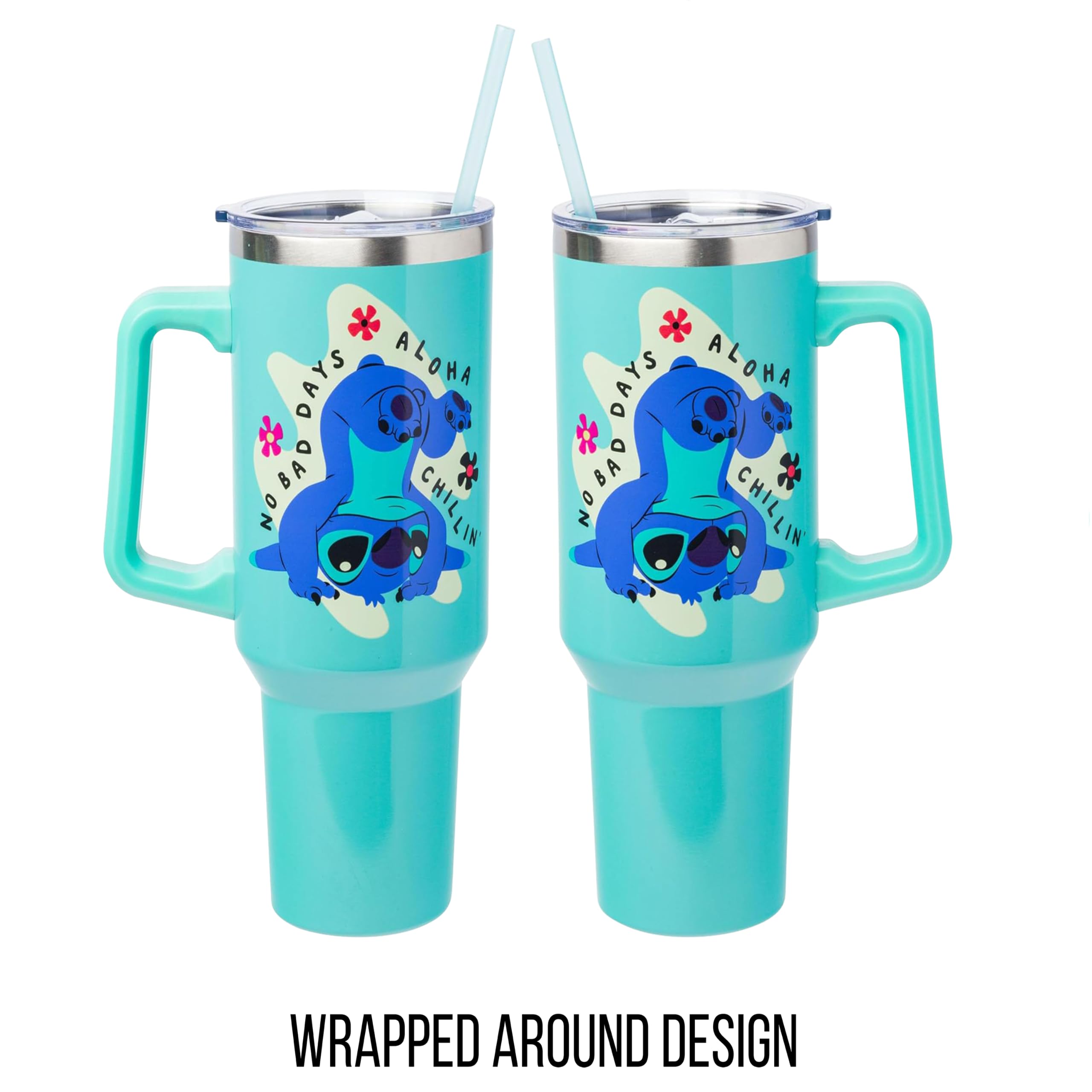 Foto 3 pulgar | Vaso Plateado Buffalo Disney Lilo And Stitch De Acero Inoxidable De 1,2 L - Venta Internacional.