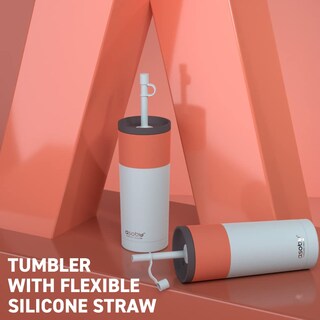 Foto 2 | Vaso Asobu Sippy De Acero Inoxidable De Doble Pared, 600 Ml, Color Turquesa Pastel - Venta Internacional.