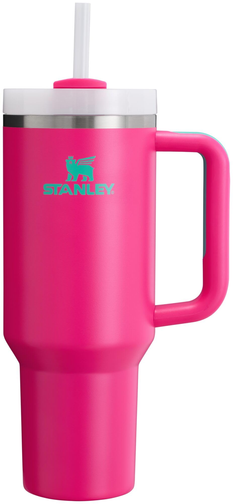 Vaso Stanley Quencher H2.0 Con Mango Y Pajita De 1,18 L Passion - Venta Internacional.