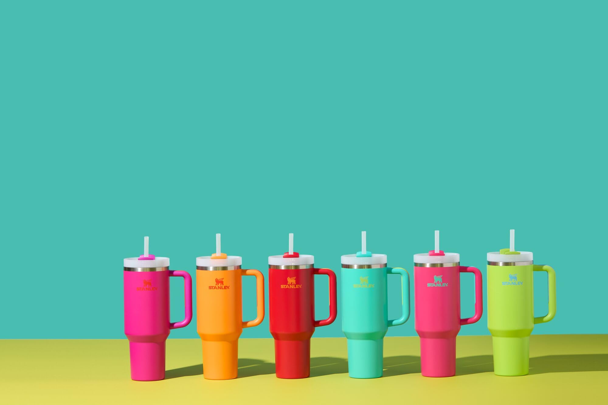 Foto 5 pulgar | Vaso Stanley Quencher H2.0 Con Mango Y Pajita De 1,18 L Passion - Venta Internacional.