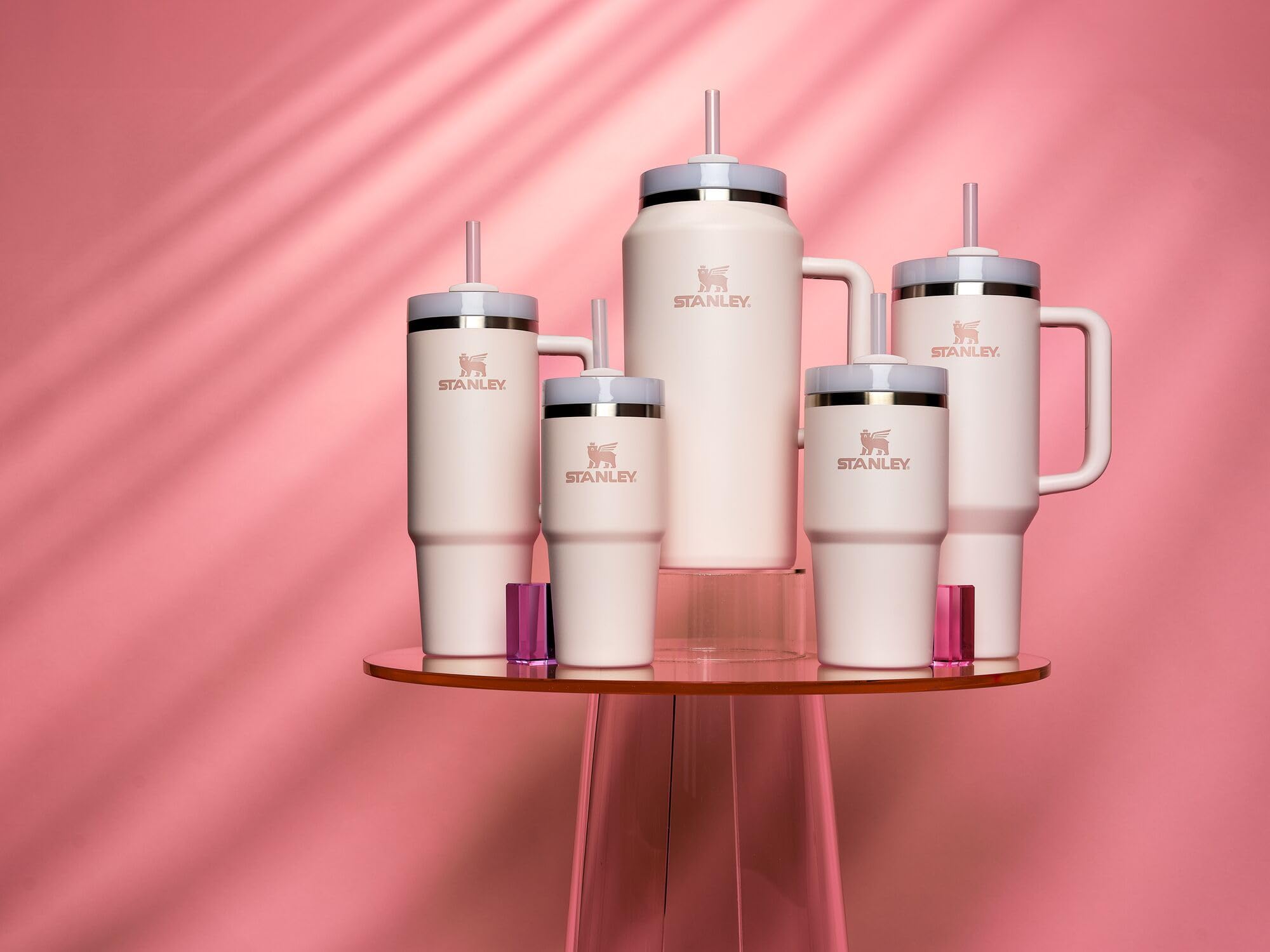 Foto 6 | Vaso Stanley Quencher H2.0 Con Pajita, 590 Ml, Cuarzo Rosa - Venta Internacional.