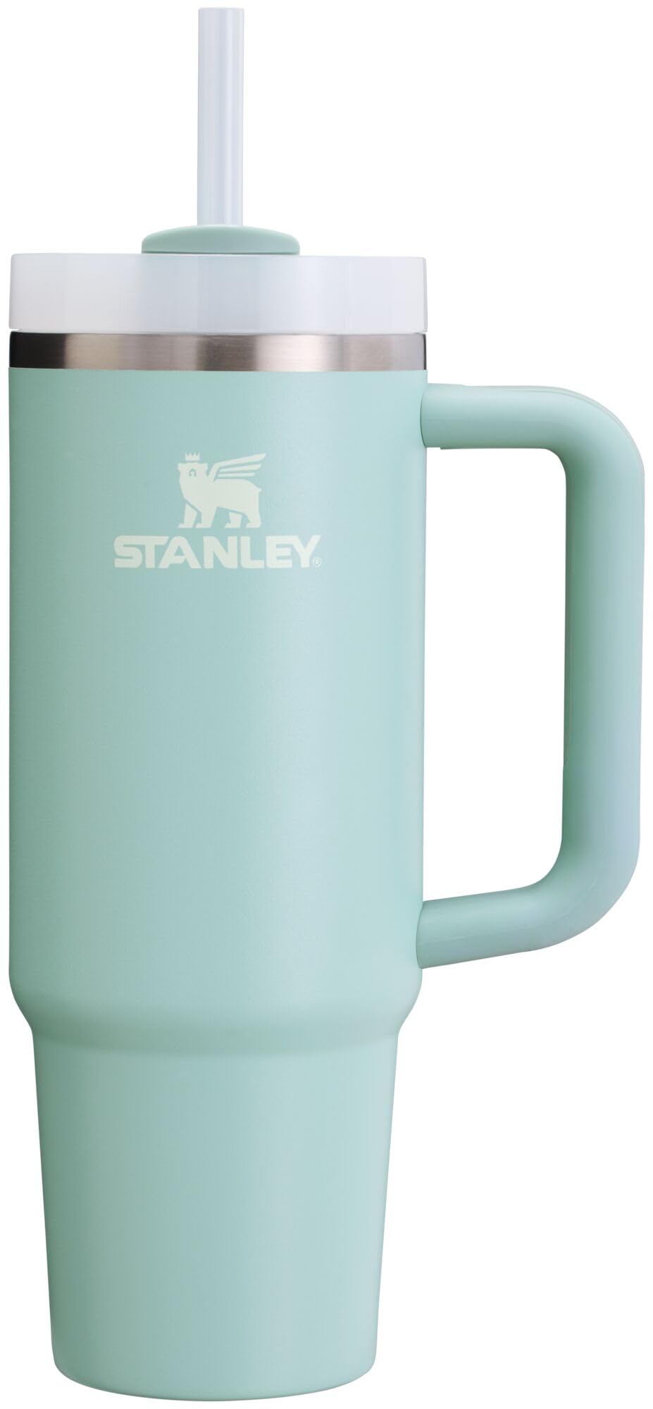 Vaso Stanley Quencher H2.0 Con Mango Y Pajita, 900 Ml, Seafoam - Venta Internacional.