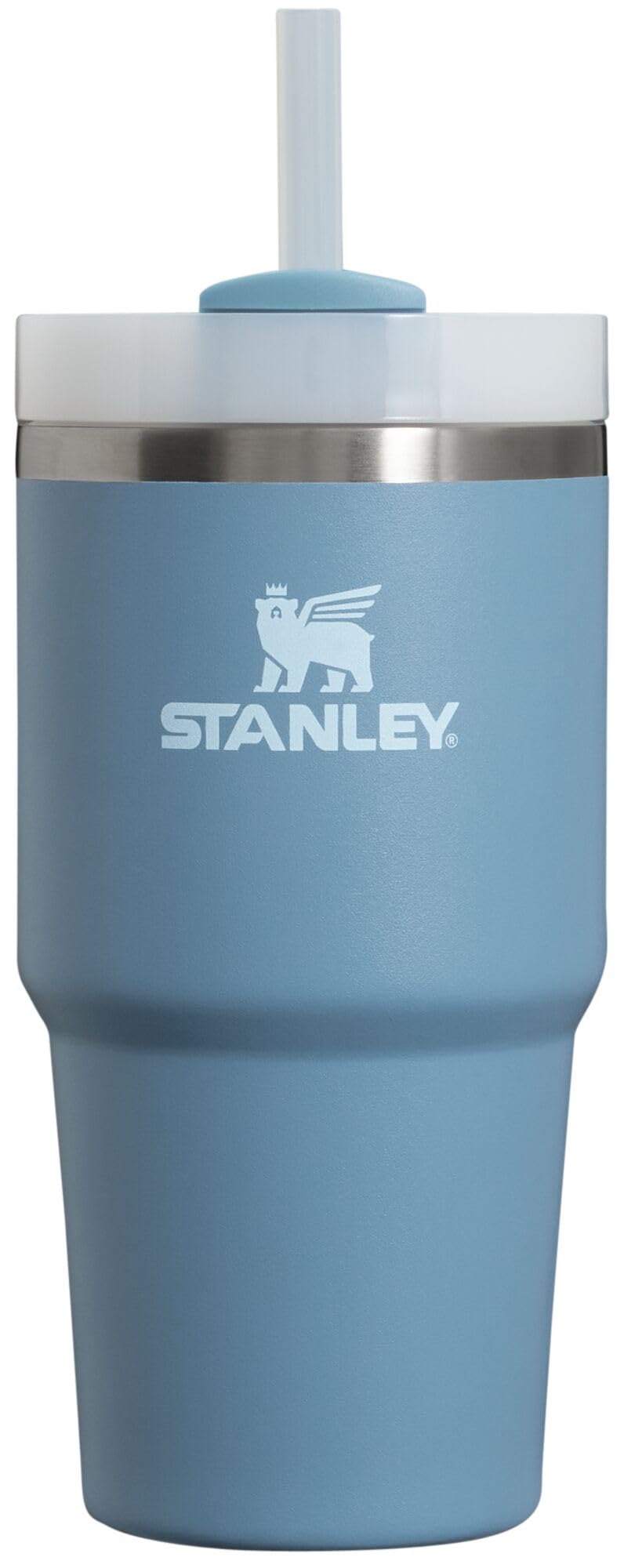 Vaso Stanley Quencher H2.0 Con Pajita, 590 Ml, Color Índigo - Venta Internacional.